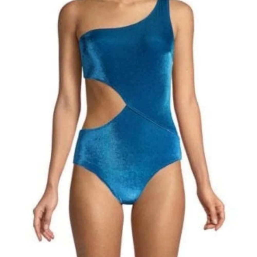 Solid and Striped Claudia in Aqua